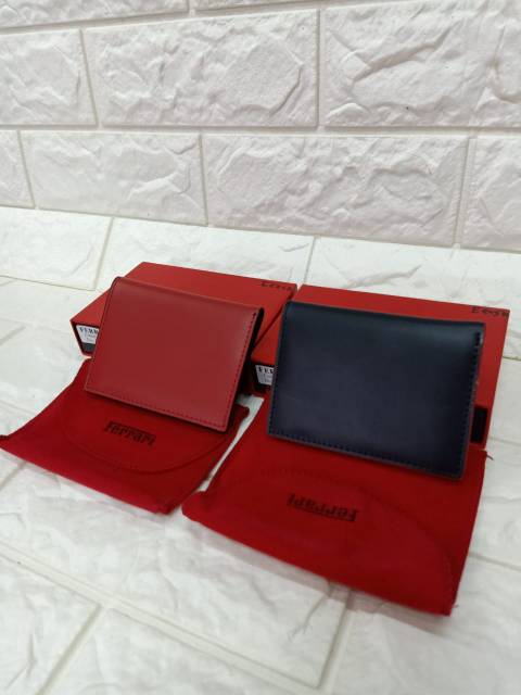 Dompet kartu Fer rari leather import quality