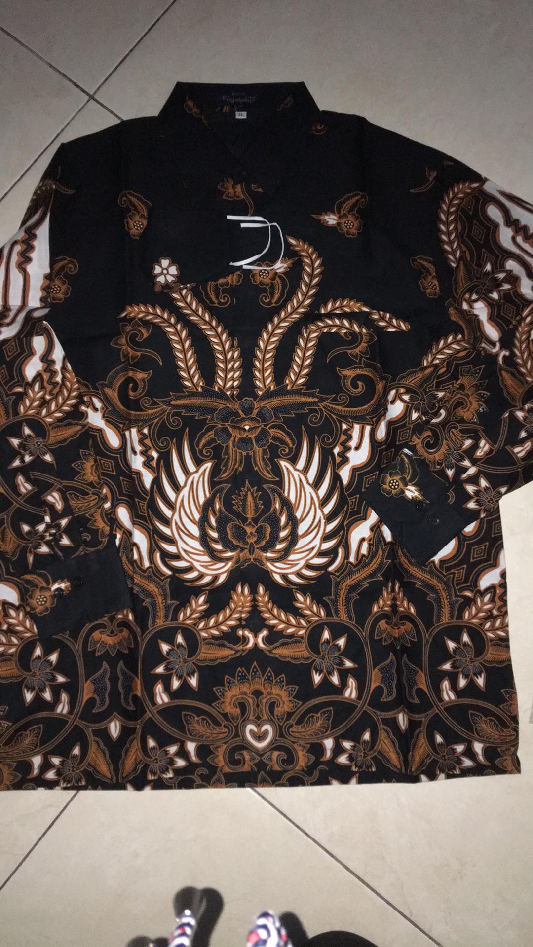 Basudewo Sogan Kemeja Batik Pria Lengan Panjang Full Furing Bahan Katun Primisima