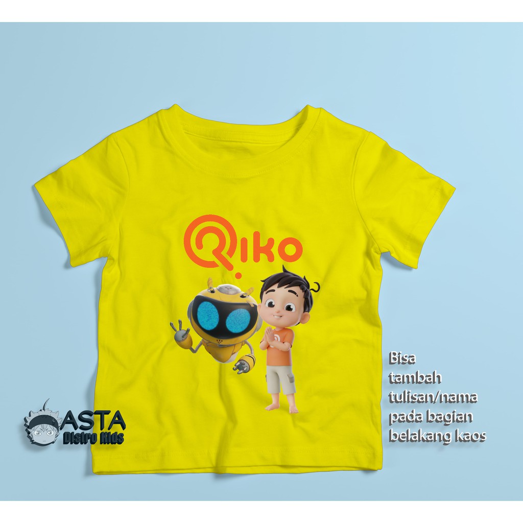 Tshirt Kaos anak islami Riko the series banyak pilihan warna dan size