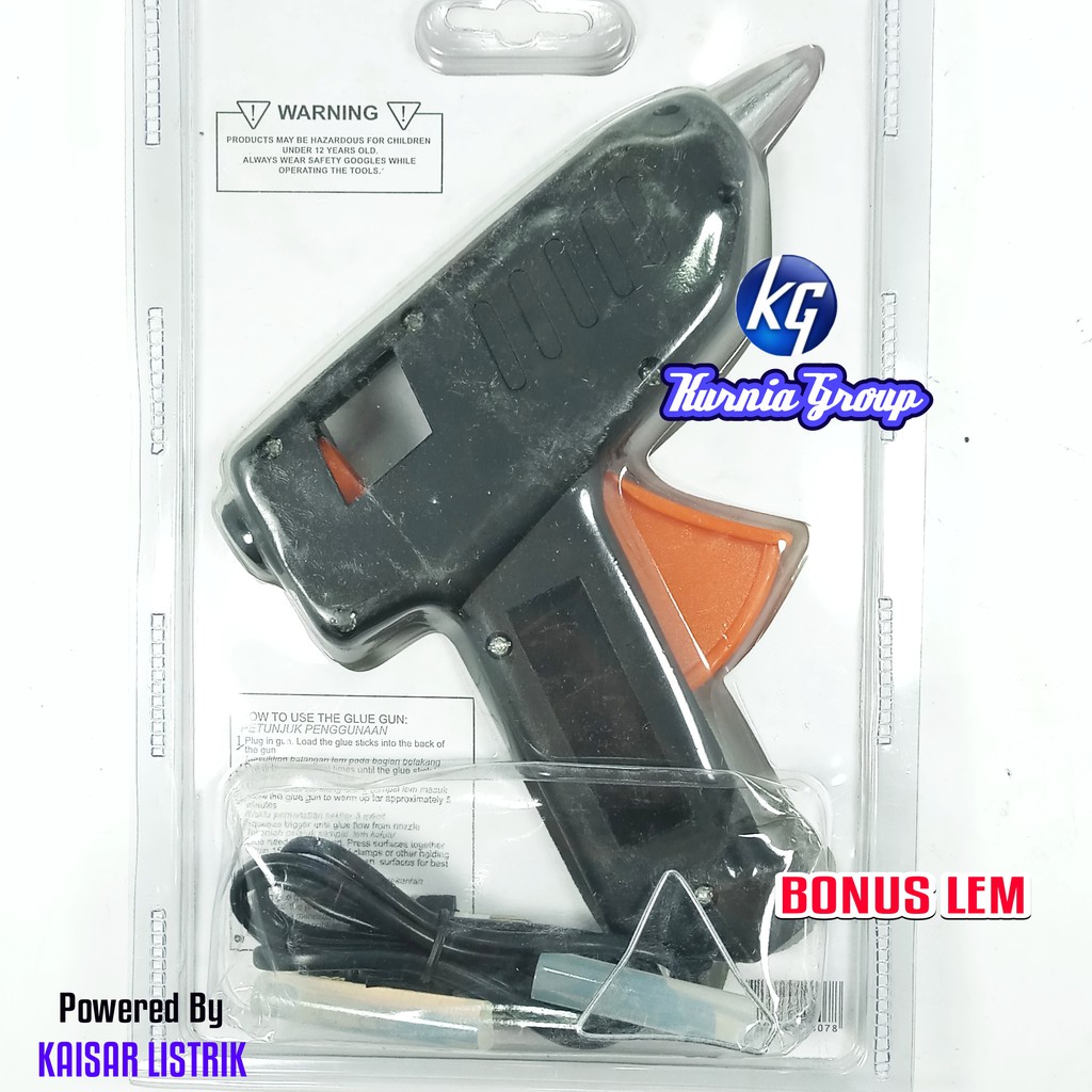 Glue Gun 80 Watt KENMASTER Lem Tembak Besar Hot Gun Solder Lim Glue Stik 80w Berkualitas Best Produc