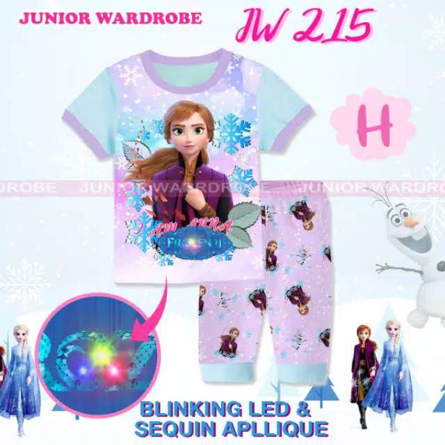 piyama anak perempuan motif frozen Anna pajamas anak piyama anak perempuan motif frozen Anna pajamas anak