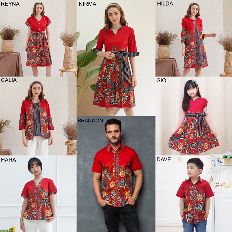 Family Batik / Batik Couple / Seragam Batik / Batik Seragam Kantor / Aci / Brandon Family