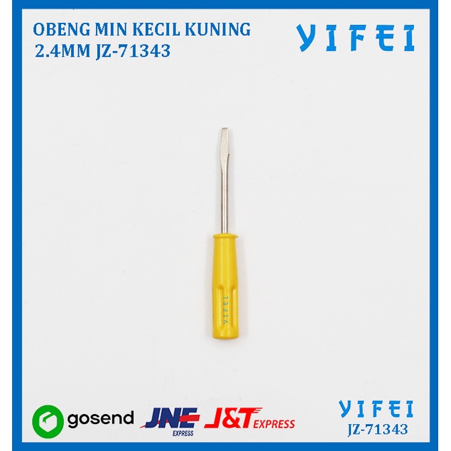 OBENG MIN KECIL KUNING 2.4MM YIFEI-71343
