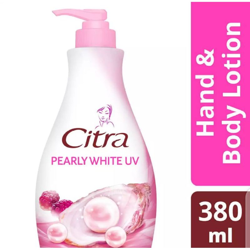 Citra Hand Body Lotion Pearly White UV - 380ml