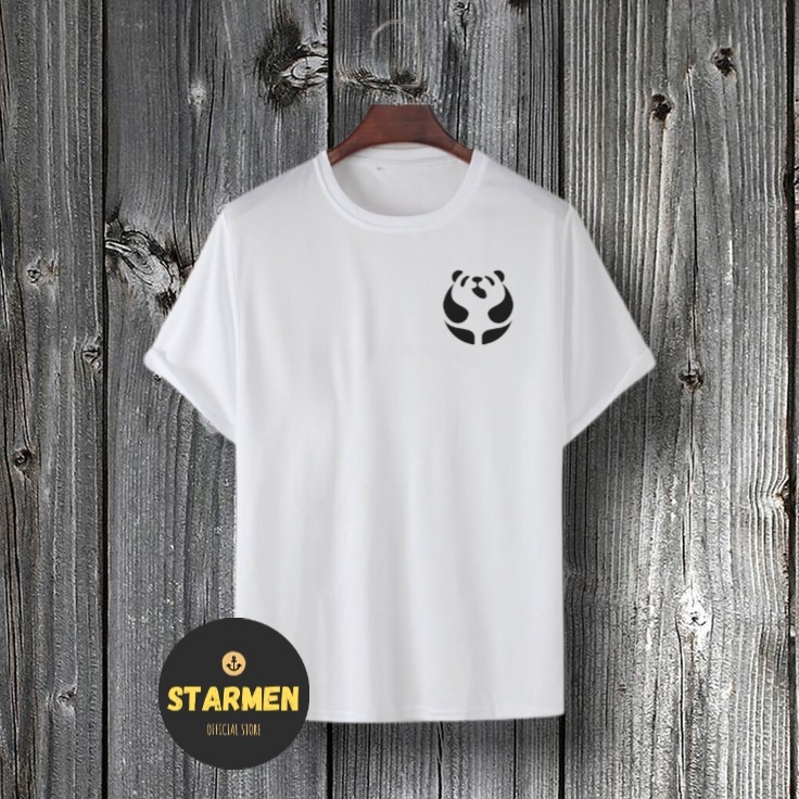 Kaos Distro Unisex PANDA SMALL  Katun Combed 30s/ sablon polyflex/polyflex premium / Pakaian Pria Wanita Atasan Cowok Cewek /kaos kekinian/ kaos viral/ tshirt tumbrl tee basic/ Kaos kata kata / kaus / kaus oblong oversize kaos murah best seller ready