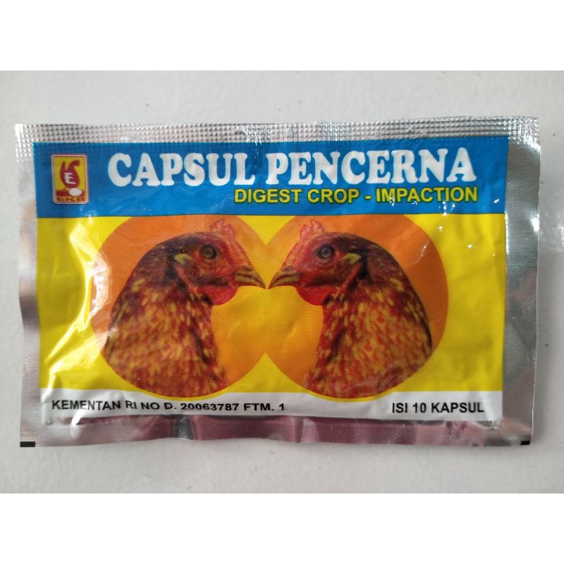 CAPSUL PENCERNA isi 10 Kapsul