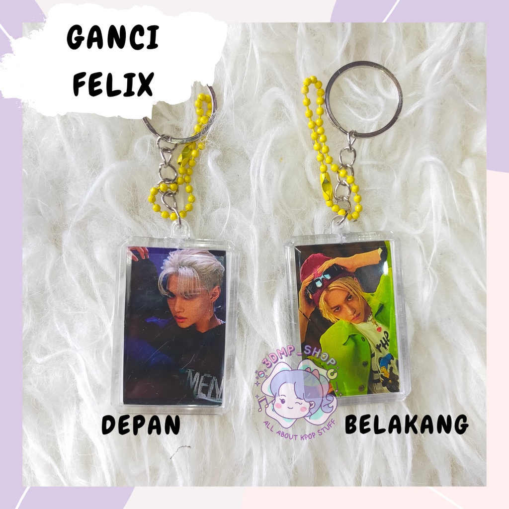 Gantungan kunci Ganci Keychain Stray kids Hyunjin felix leeknow bangchan changbin i.n han seungmin