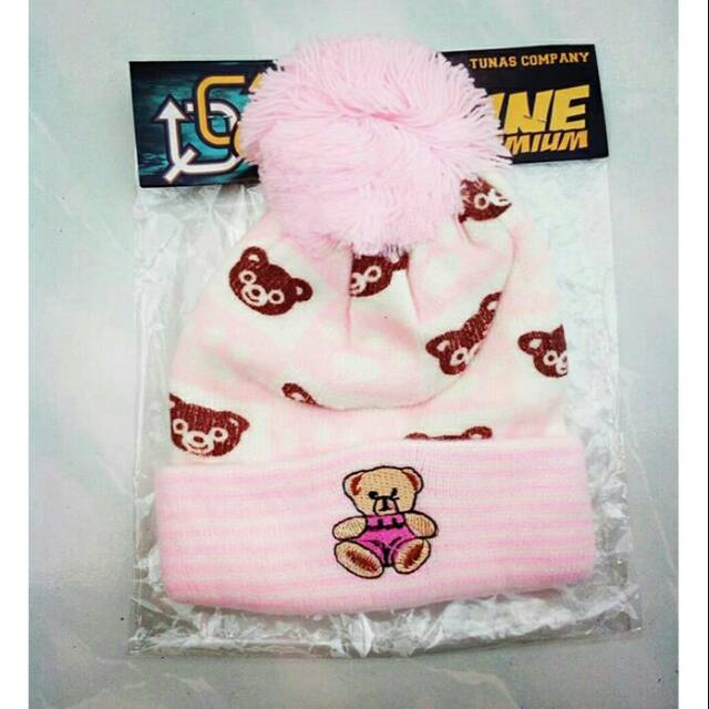 Topi kupluk bayi cewek