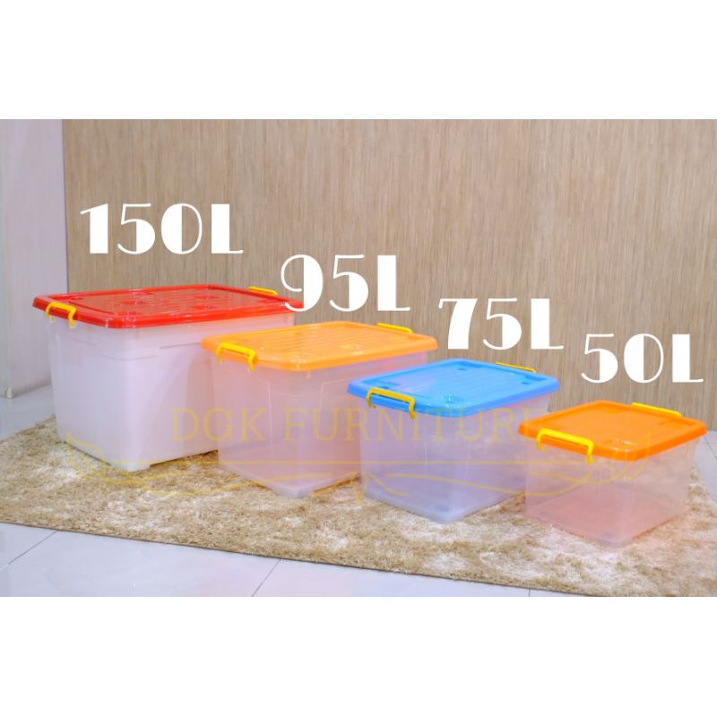 Kontainer 95 Liter 95L 95 L Container Box 95 Liter 95L 95 L Plastik MURAH