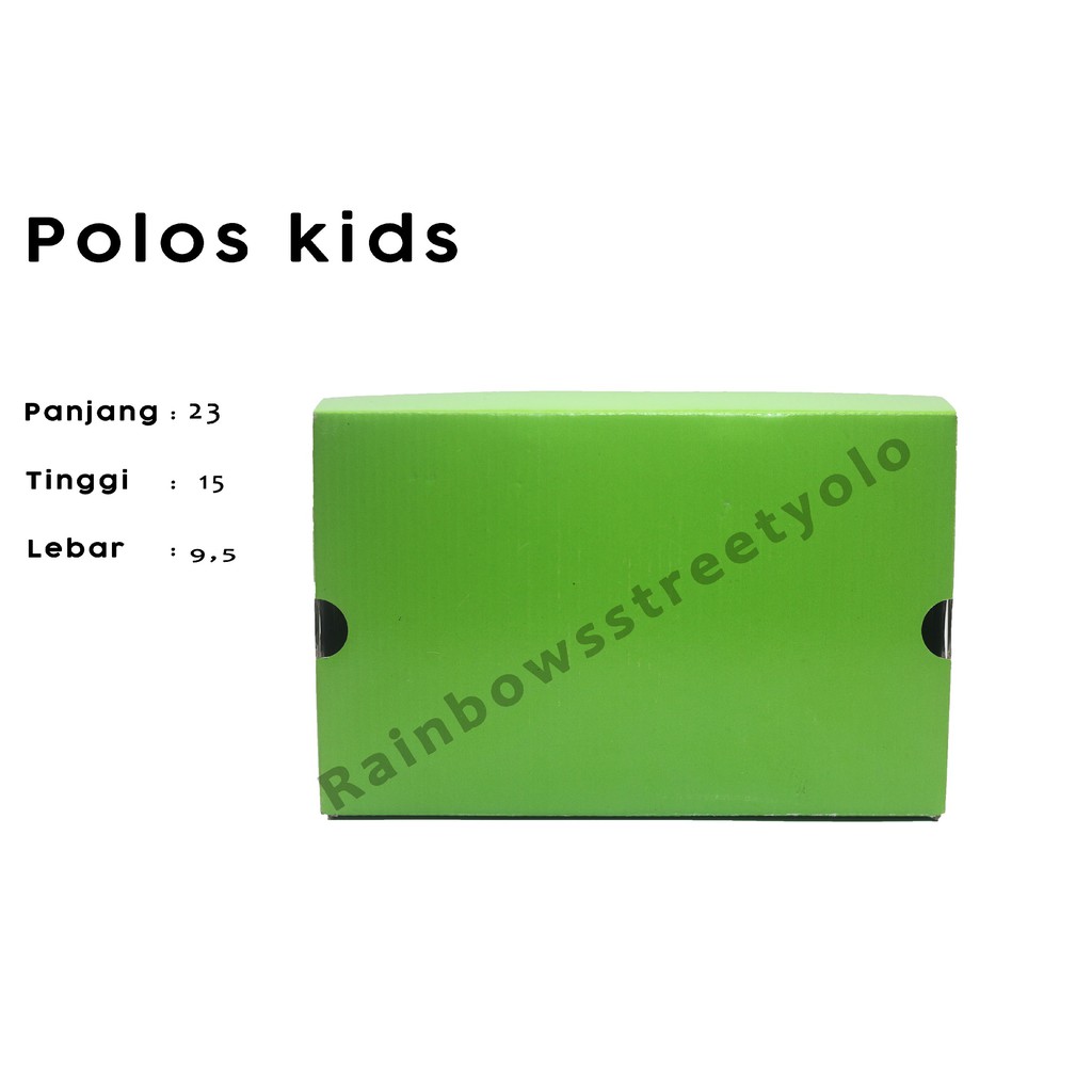 

inner box / dus polos kids warna hijau