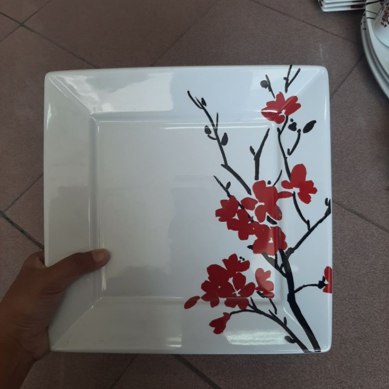 SAKURA SQUARE/PIRING SANGO/DINNER PLATE