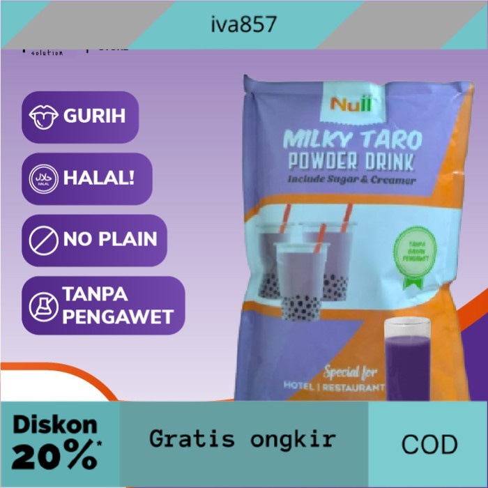 

PROMO Nuii Powder Drink - Milky Taro GRATIS ONGKIR