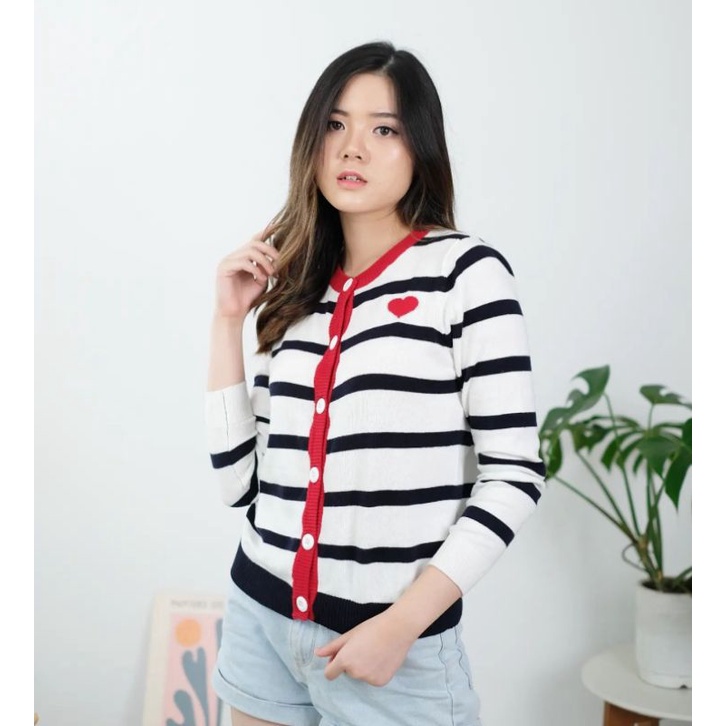 SEOUL KNIT CARDIGAN - CARDIGAN WANITA TANGAN PANJANG