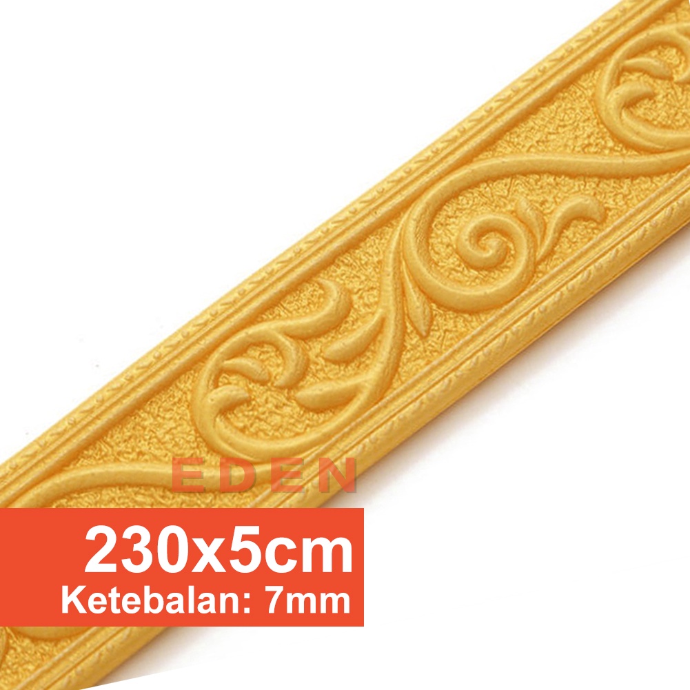 Wallpaper List Border Foam Stiker List Dinding 3D Wallborder 2.3 Meter-EDEN-LSB52