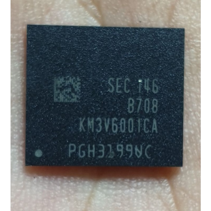 ic emmc km3v km3v6 km3v6001ca b708 bga254 second ram 6 internal 128gb