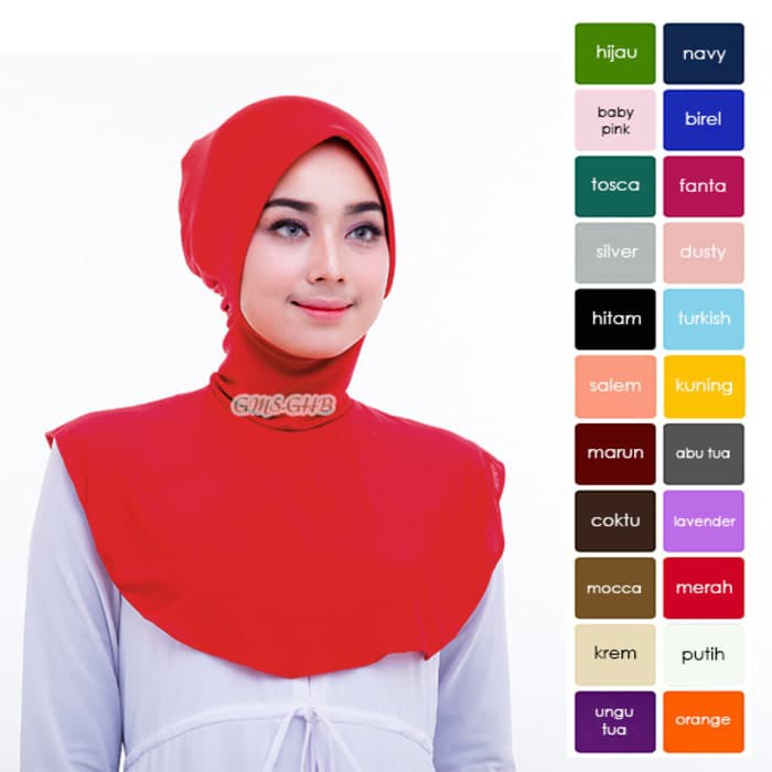 Daleman Jilbab Ciput Antem Premium Pet Busa ADEM
