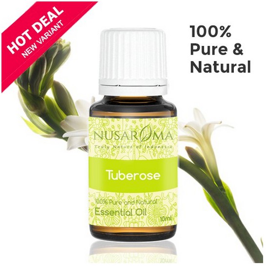 10 ml Tuberose Essential Oil (Minyak Sedap Malam) 100% Pure | Nusaroma