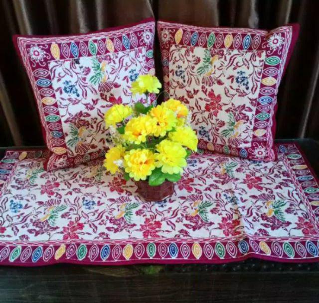 Set Sarung Bantal Kursi Batik Nature