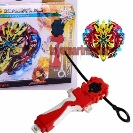 ✯ mainan gangsing beyblade murah 4 karakter/ gangsing beyblade - Merah ♥