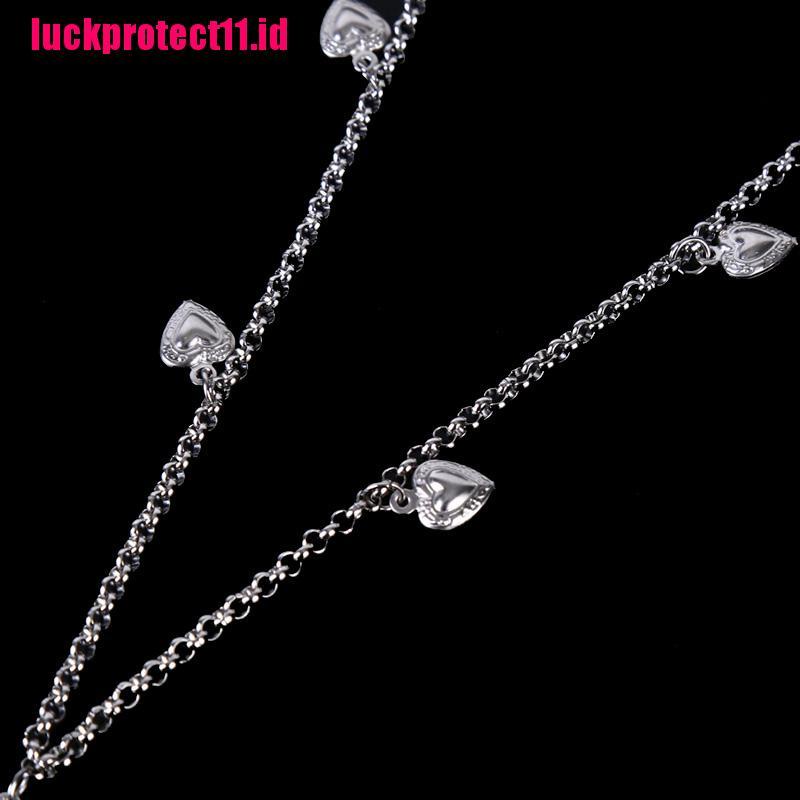 【LUCK】Women Vintage Lucky Fairy Angel Wing Pendant Silver Chain Necklace Jewelry Gift