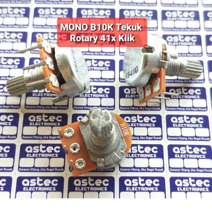 ✩ Potensio Rotary Mono B10K Kaki Tekuk ㅻ