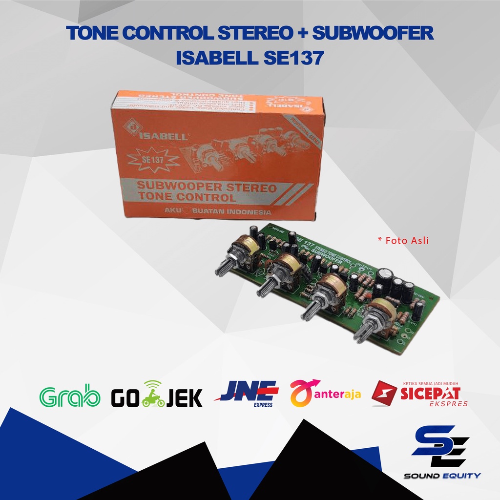 TONE CONTROL STEREO + SUBWOOFER | ISABELL SE 137 | tone control + subwoofer