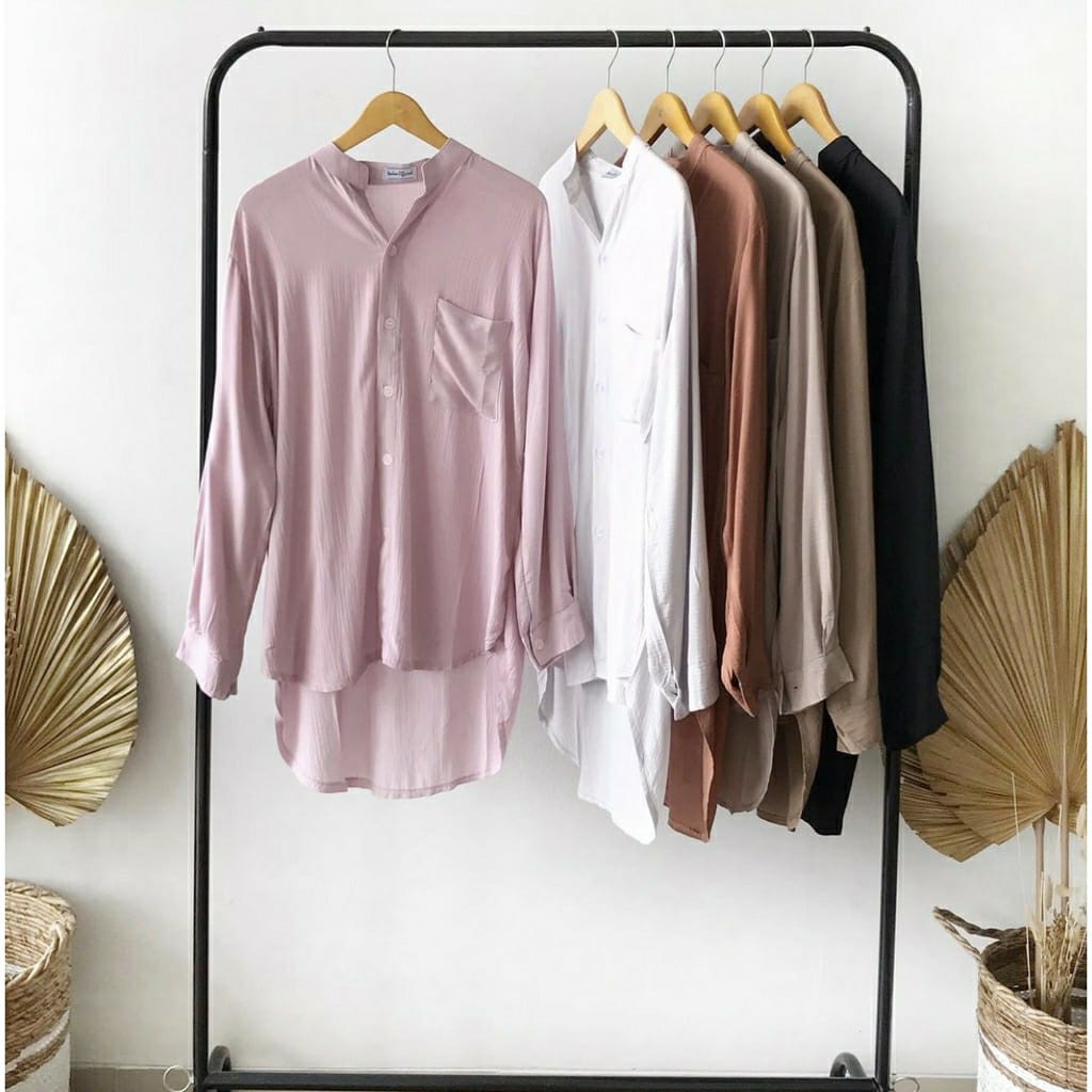 BEFAST - ZRD OOTD Wanita Blouse IQHA / MAY MIDI DRESS / Blouse Wanita Terbaru / Atasan Wanita / Blouse Kerja / Fashion Wanita Casual / Blouse lengan Panjang / Blouse kekinian Remaja