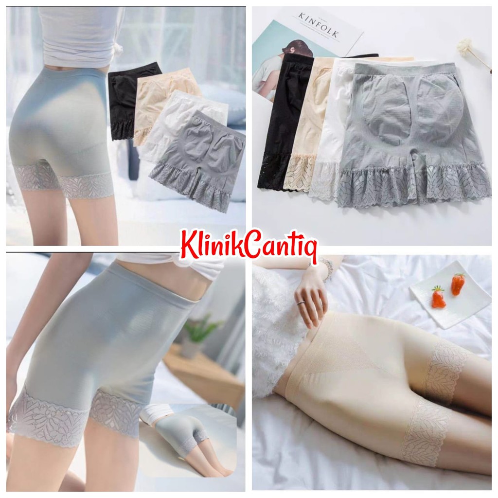Korset Celana Pendek Short Pants Body Fit Pengecil Perut Dan Paha
