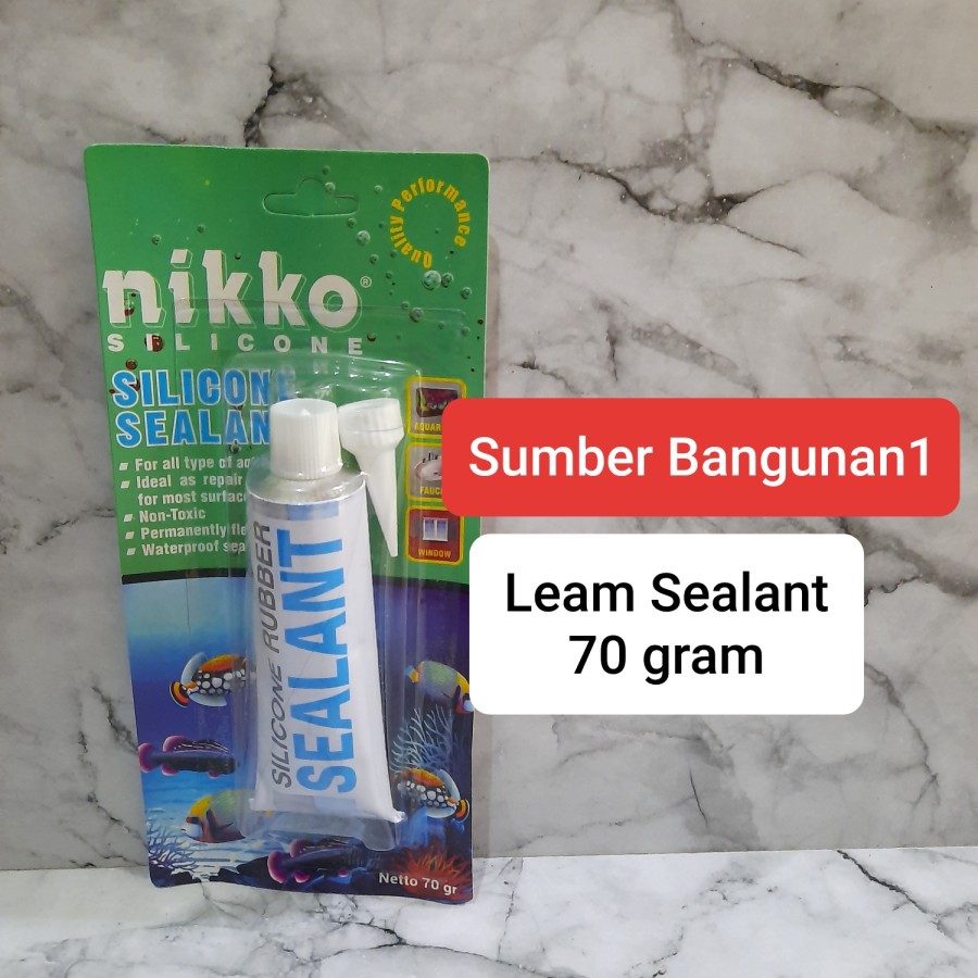

Lem sealant 70 gram clear bening lem kaca silikon
