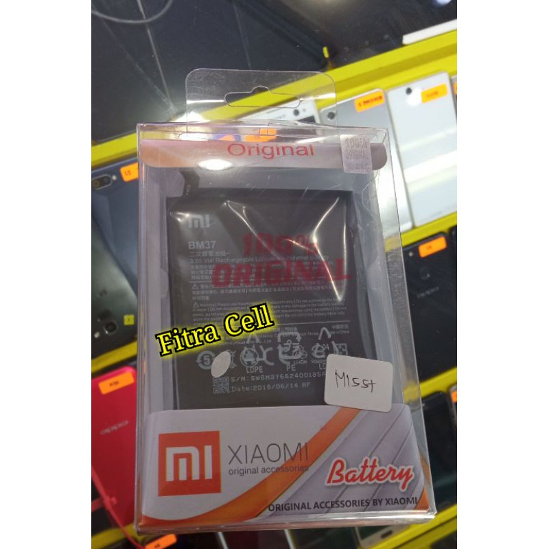 Battery Batre Batrei Baterai Xiaomi Mi5S Plus Mi 5S Plus Bm37 Xiaomi Mi5S+ ORIGINAL