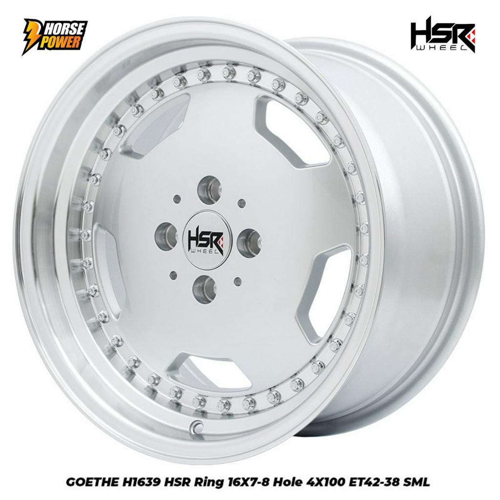R16 VELG MOBIL RACING - HSR GOETHE - RING 16 HSR WHEEL LEBAR BELAKANG