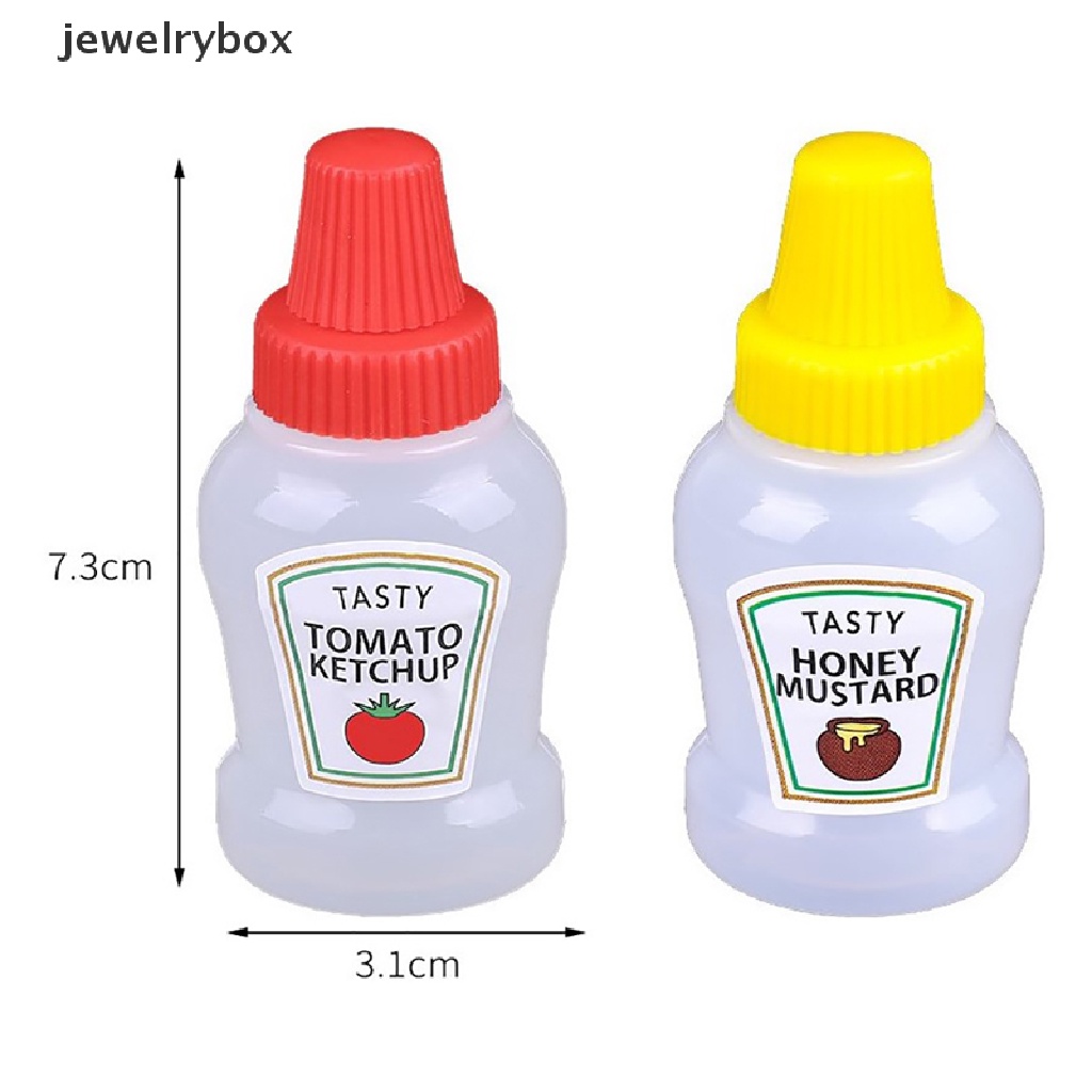 (jewelrybox) Botol Minyak / Saus / Madu / Mustard / Tomat Mini Untuk Salad