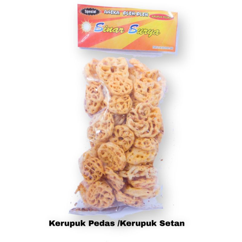 

Kerupuk Seblak/Kerupuk Setan 250g SINAR SURYA