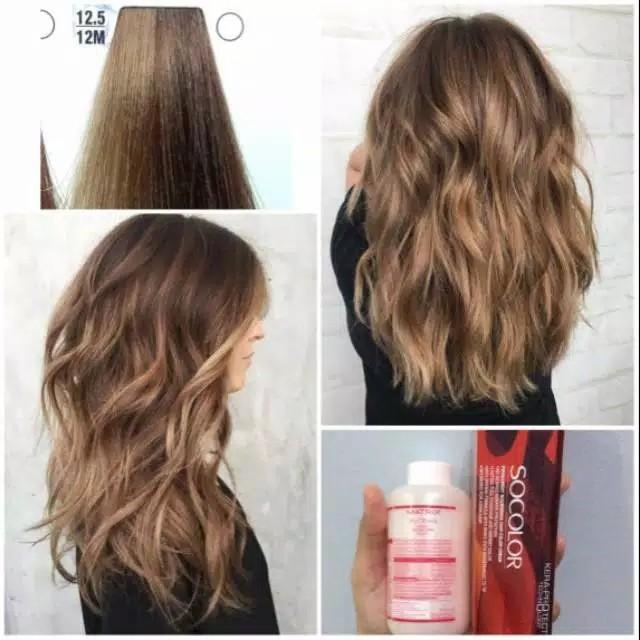 Paket Cat Matrix Socolor 12.5 12M Chocolate Super Light Blonde Oxidant
