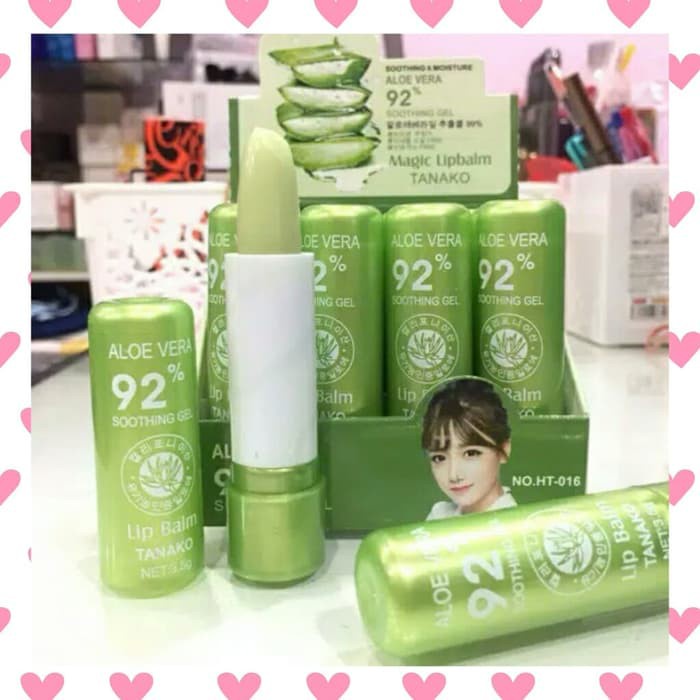 Tanako Lip Balm 99 Pelembab Bibir Aloe Vera