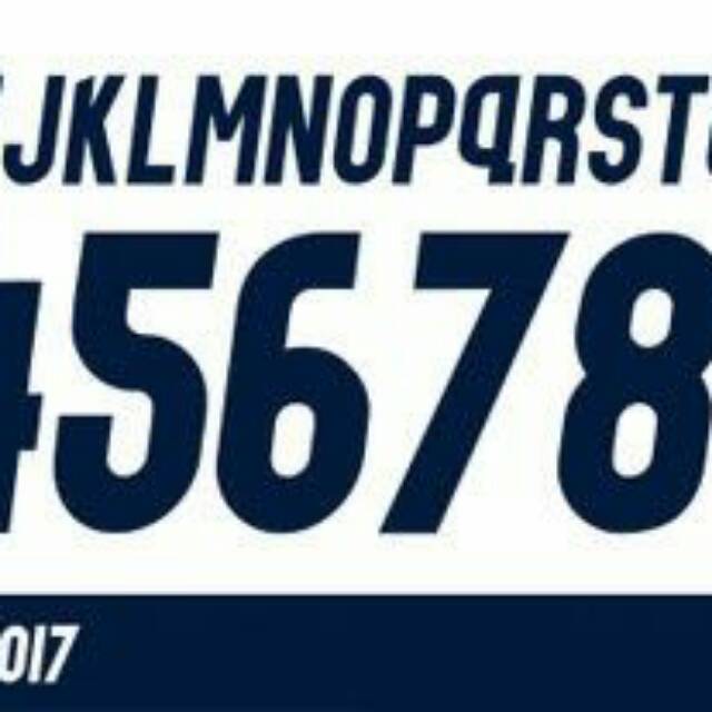 

Sablon nama + no polyflek + logo