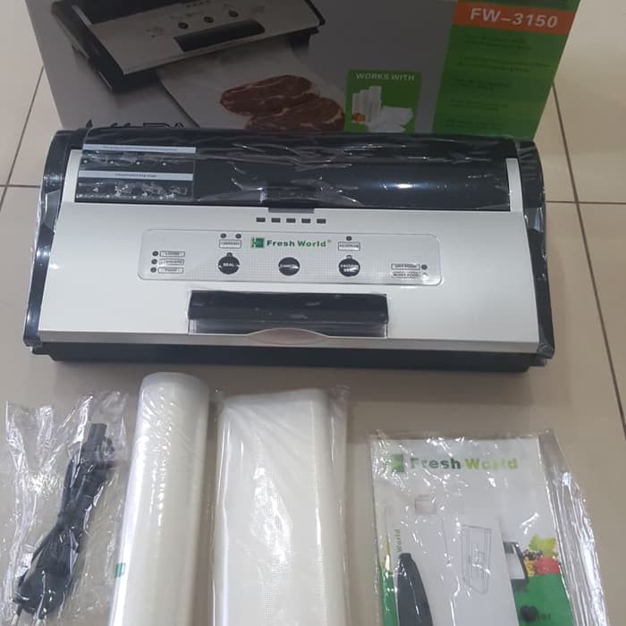 Fresh World FW-3150 Commercial Automatic Vacuum Sealer with Built-in Roll  S＿並行輸入品 買い最安