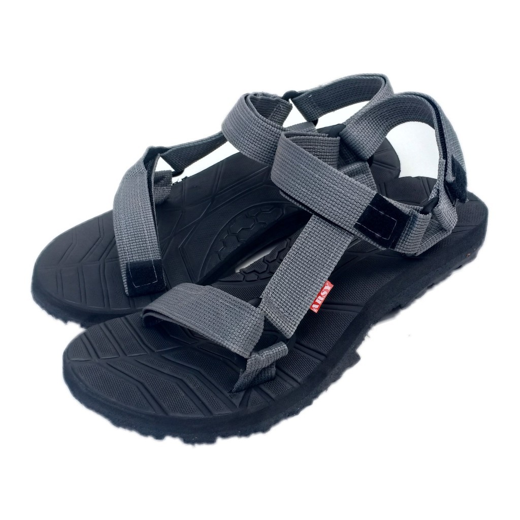 Sandal Gunung - Sendal Pendaki Gunung - Warna Abu, Hitam, Biru, Merah Ukuran 36-44-4