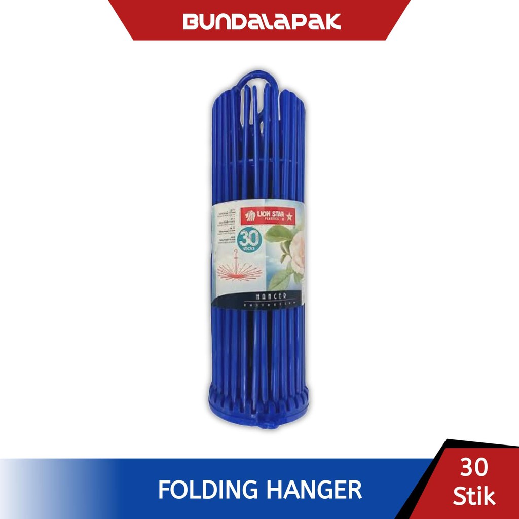 Folding hanger lion  star  30 stik Jemuran Baju  Bayi 