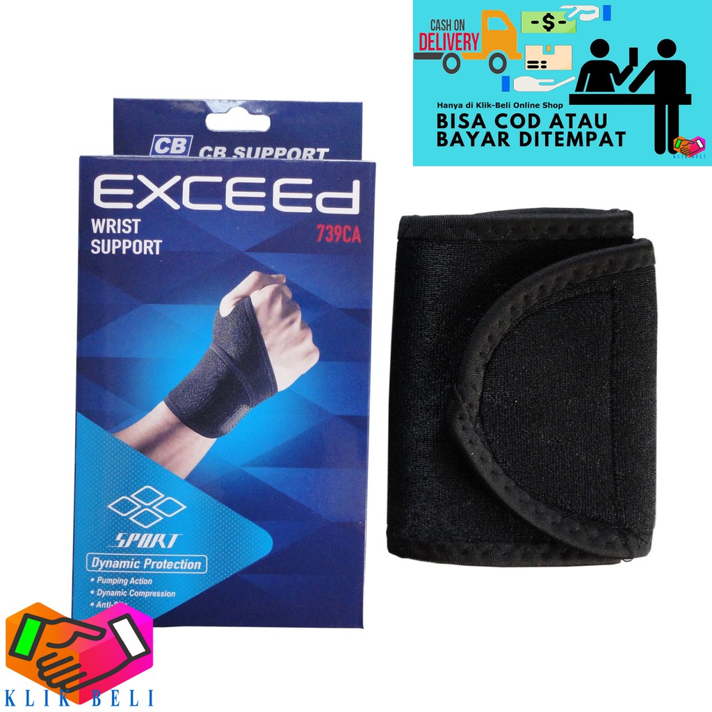 Deker Pergelangan Tangan 739CA Exceed CB Wrist Support Pelindung Otot