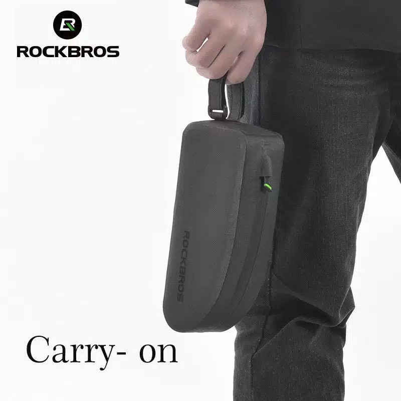 Tas Sepeda Rockbros AS019 Frame Depan Waterproof Front Tube Bag Sepeda Lipat MTB Roadbike