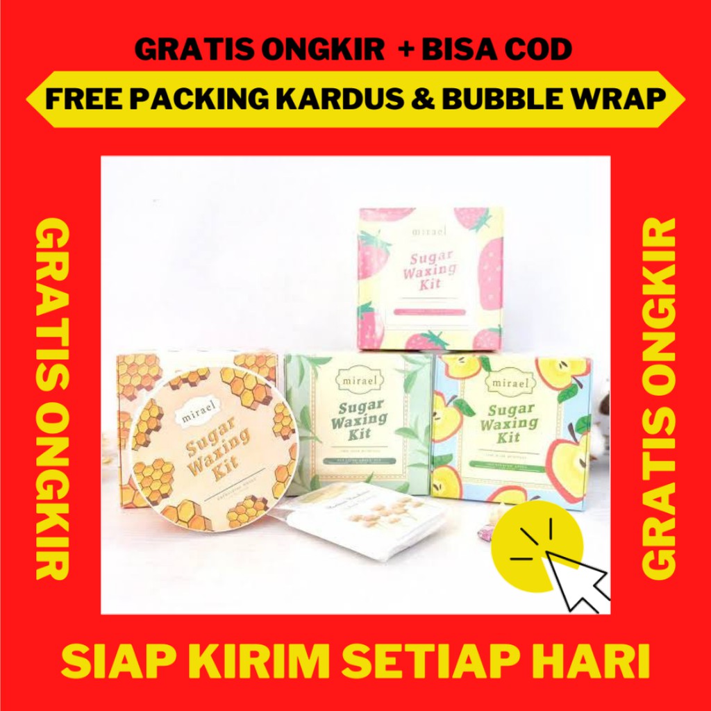 Mirael Sugar Wax Official Shop Penghilang Bulu Ketiak Permanen Perontok Bulu Kumis Ampuh di Surabaya