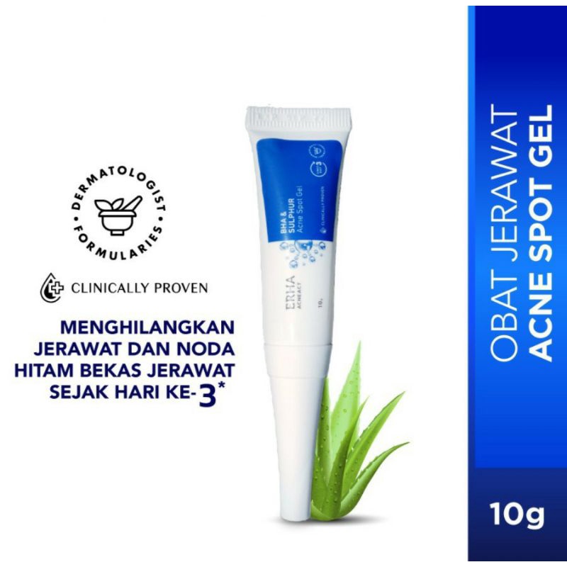 ERHA ACNE SPOT GEL 100%ORIGINAL OBAT JERAWAT BPOM