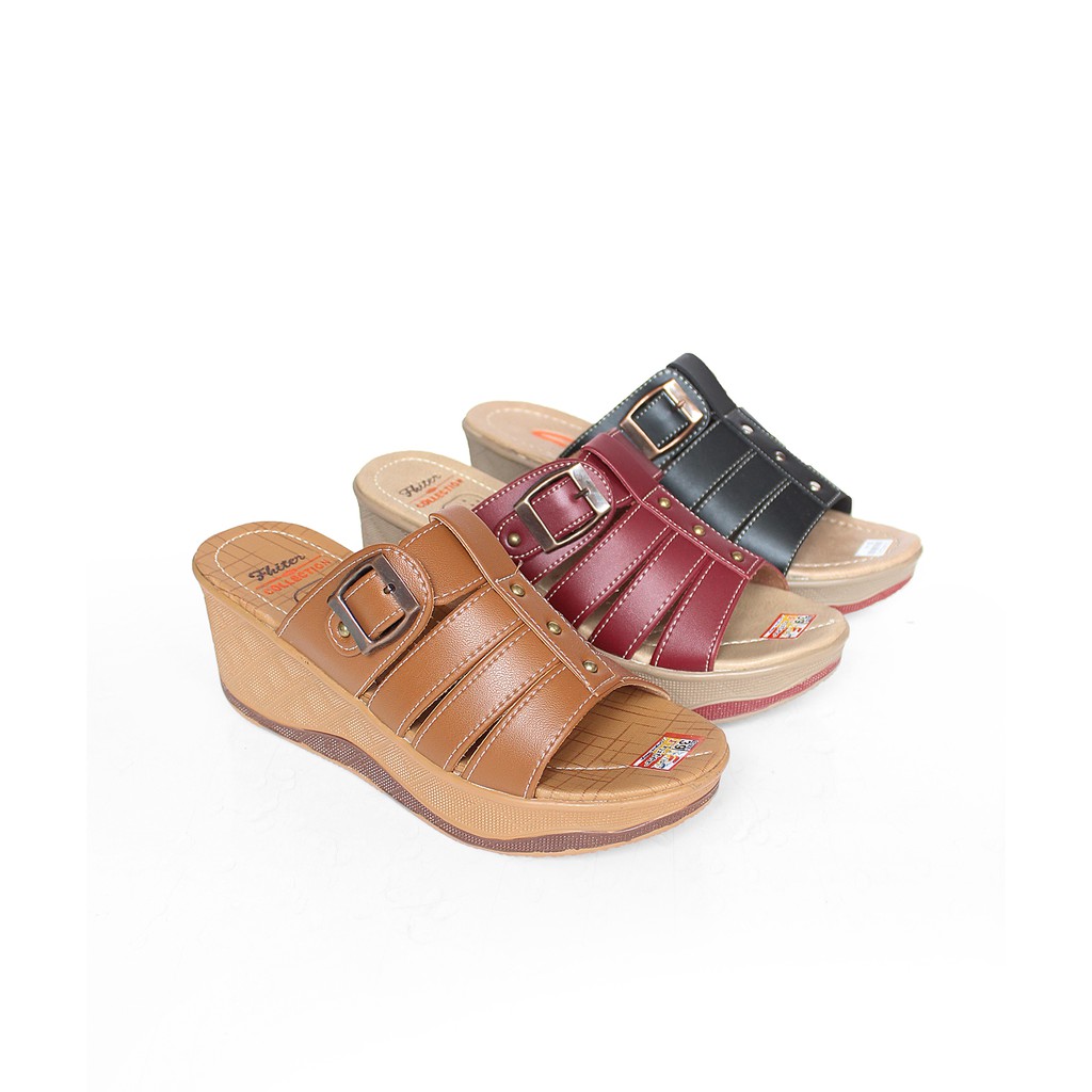 Wedges Wanita Selop / Slop Casual Murah WGP