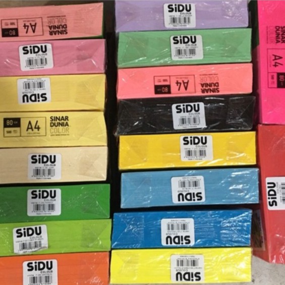 

(1 RIM 500 lembar) Kertas HVS Warna Kertas Spectra Warna Kertas Quilling Paper 80 gsm