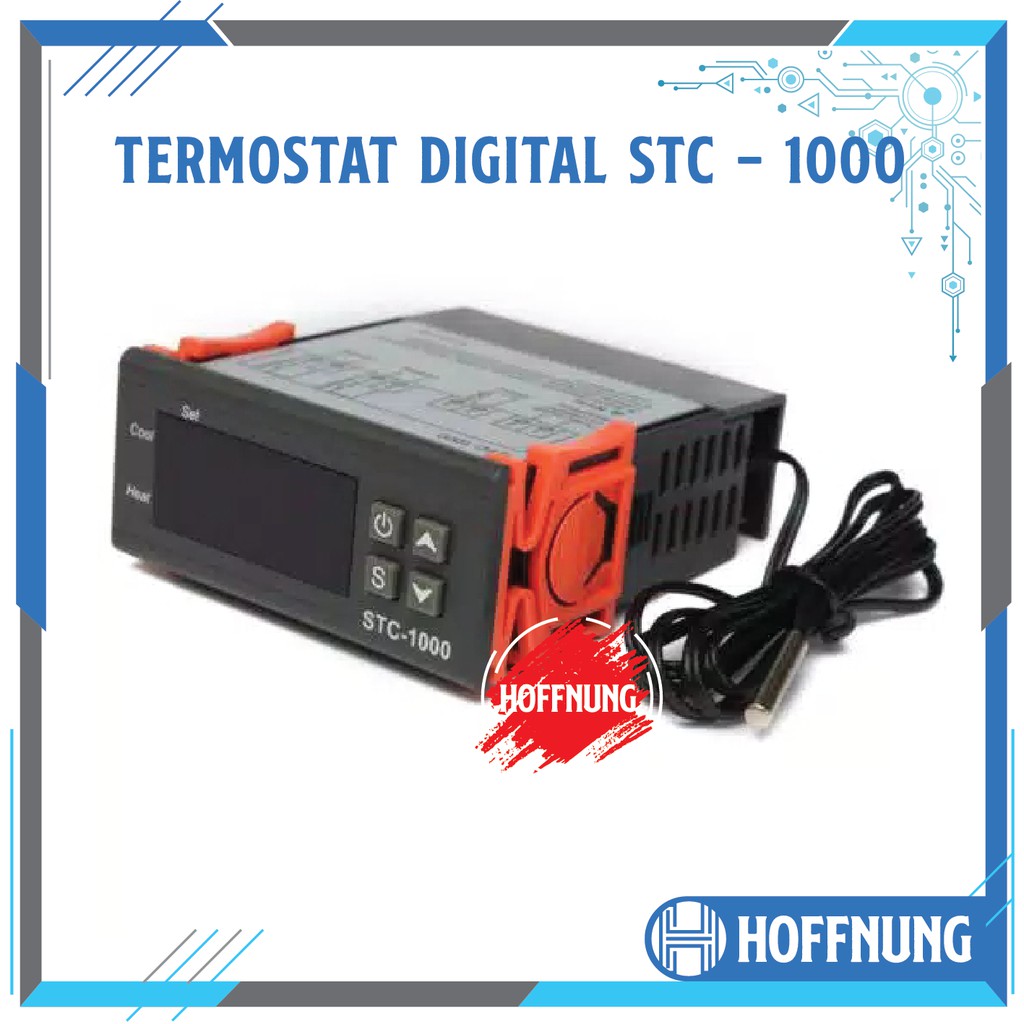 Termostat Digital Stc-1000 220v AC Thermostat Suhu Temperature Control