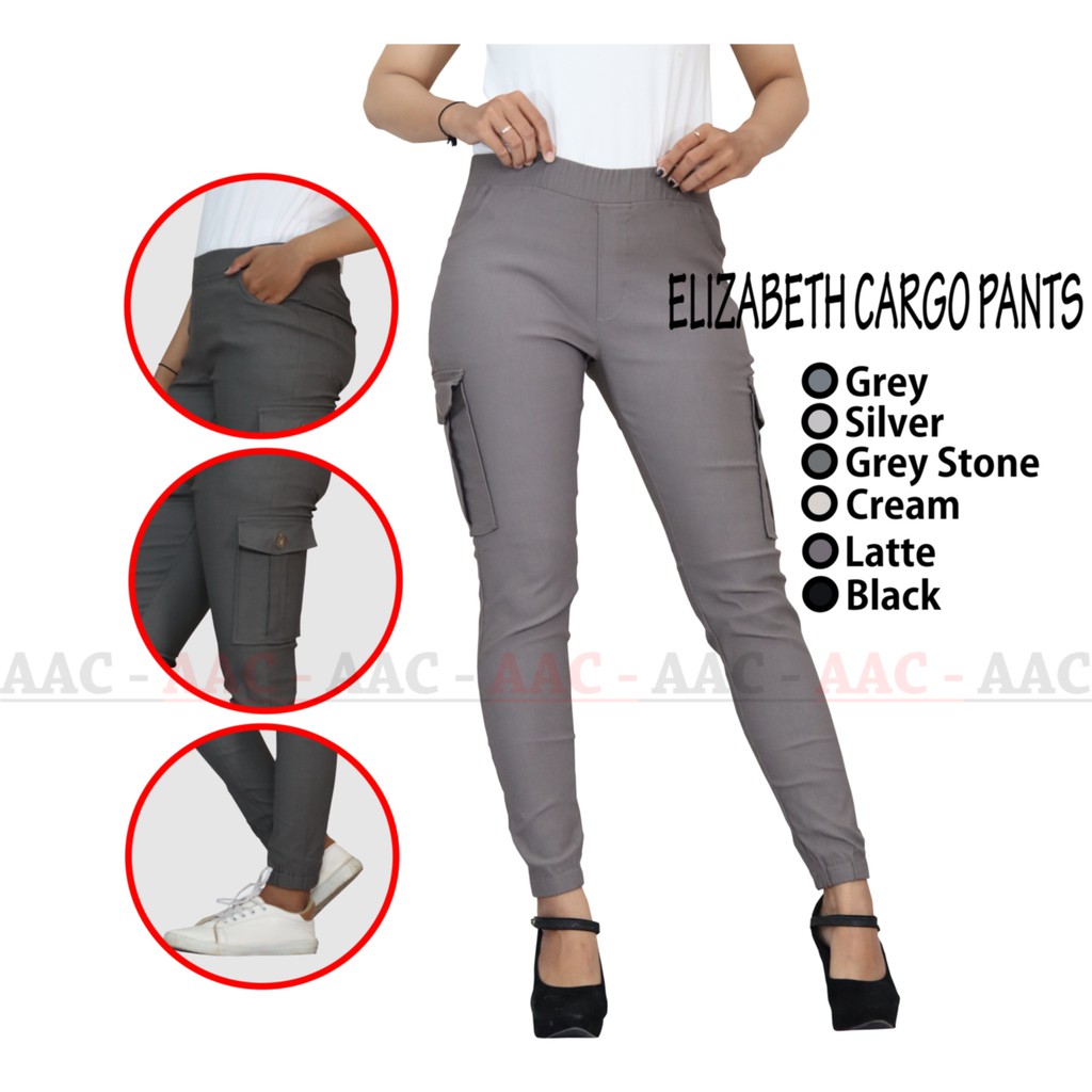  CARGO  ELIZABETH PANTS JOGGER WANITA Shopee Indonesia