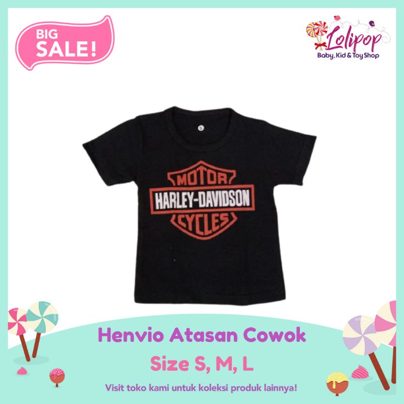 KAOS ANAK - HENVIO ATASAN KAOS COWOK