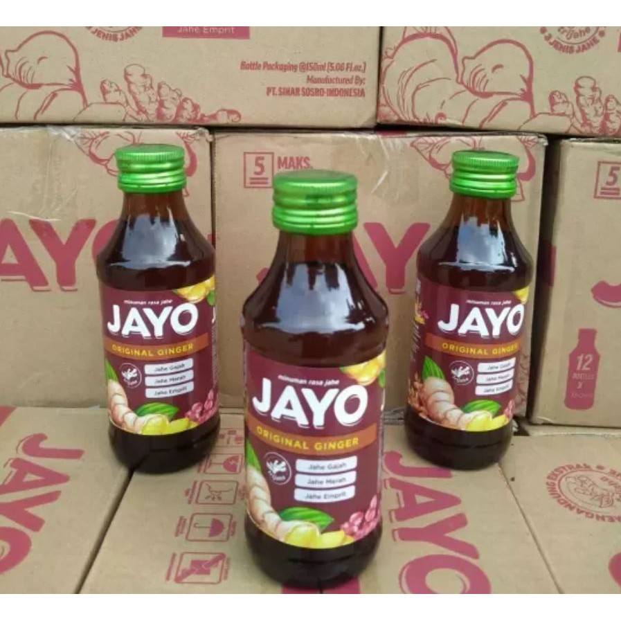 

TERMURAH JAYO MINUMAN JAHE SIAP MINUM IMUN BOOSTER/ MINUMAN KESEHATAN/ MINUMAN HERBAL 1 KARTON 12 PCS