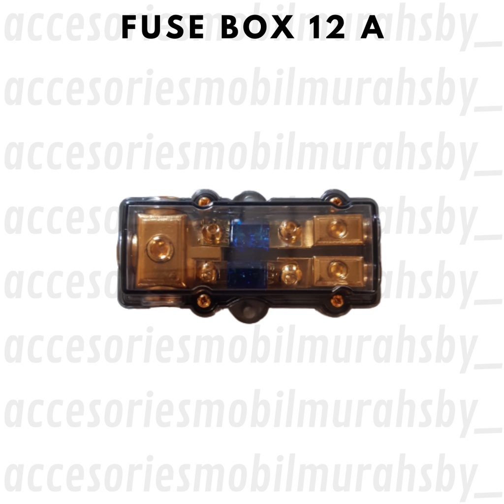 Box sekring 60 ampere 2 jalur/fuse box skring audio/box skring mobil